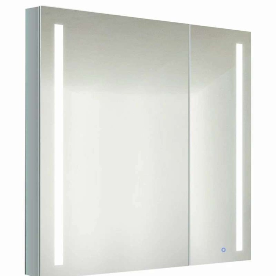 Bathroom Accessories * | Best Pirce Krugg Reflections 30 X30 Led Medicine Cabinet With Defog, Dimmer