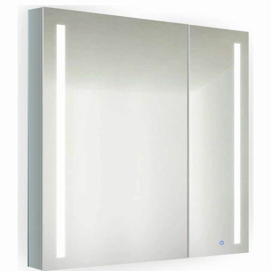 Bathroom Accessories * | Best Pirce Krugg Reflections 30 X30 Led Medicine Cabinet With Defog, Dimmer