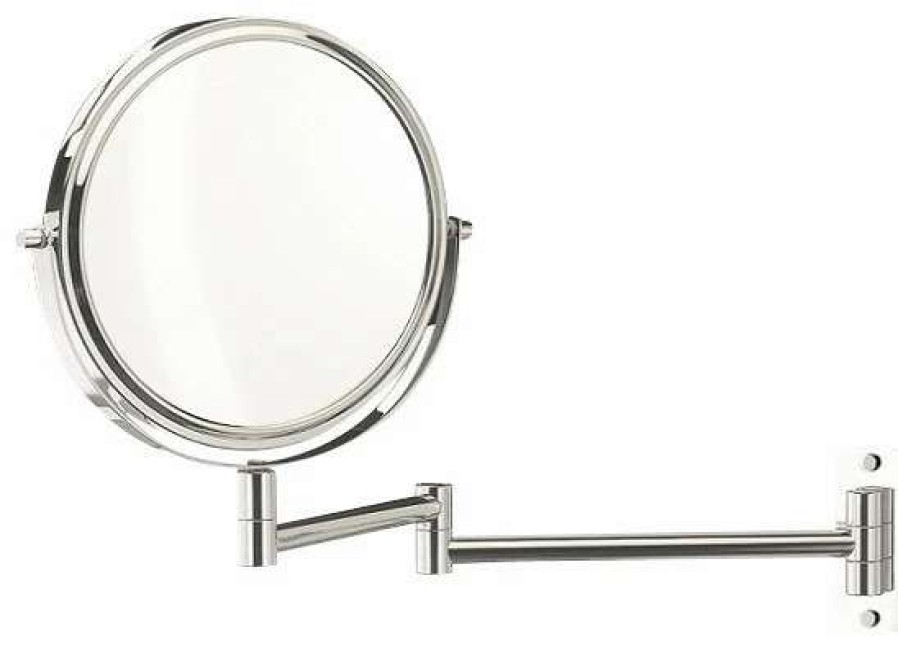 Bathroom Accessories * | New Ws Bath Collections Smile 320 Swiveling Magnifying Mirror