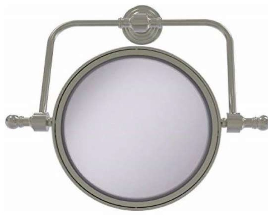 Bathroom Accessories * | Best Reviews Of Allied Brass Rwm-4/3X Retro Wave Collection Wall Mounted Swivel 8 Inch Diameter