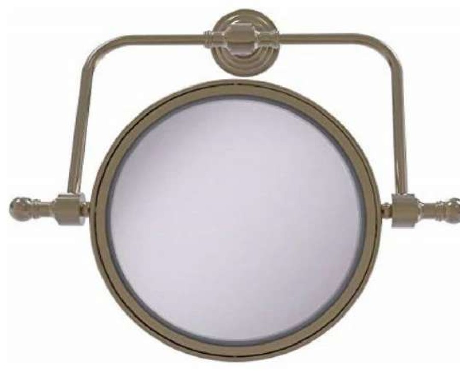 Bathroom Accessories * | Promo Allied Brass Rwm-4/2X Retro Wave Collection Wall Mounted Swivel 8 Inch Diameter