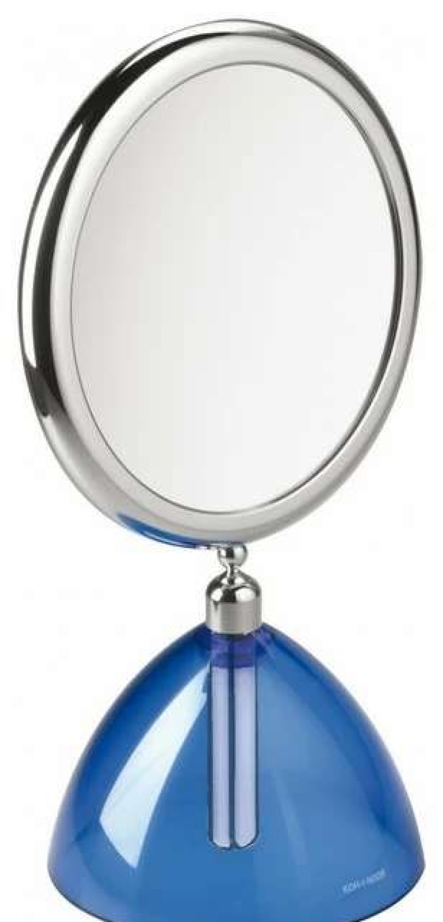 Bathroom Accessories * | Best Pirce Ws Bath Collections Toeletta 5622-Kb Makeup Mirror 3X/6X With Blue Base