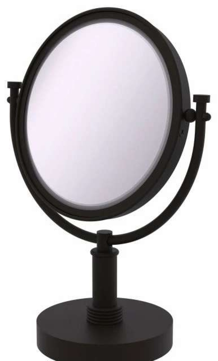 Bathroom Accessories * | Best Reviews Of Allied Brass 8 Vanity Top Make-Up Mirror 5Xmagnification, Oil Rubbed Bronze