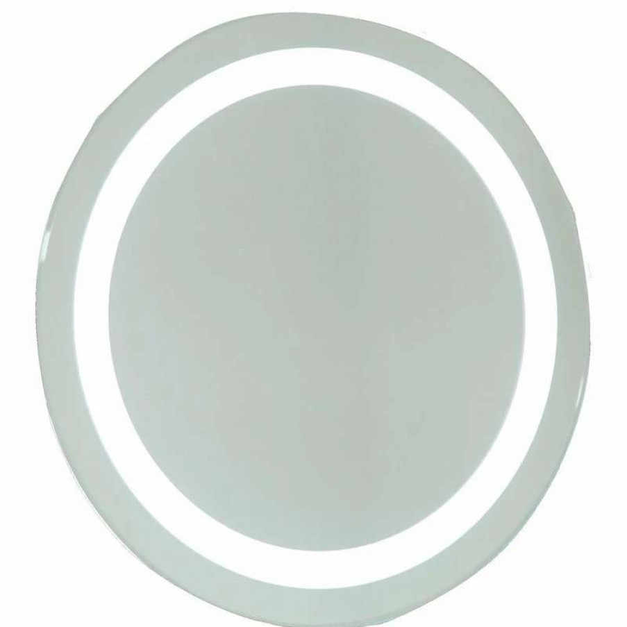 Bathroom Accessories * | Top 10 Vanity Art Llc Vanity Art Led Lighted Round Bathroom Mirror Sensor Switch