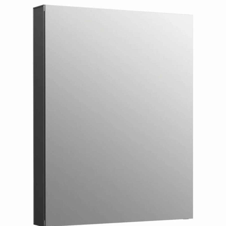 Bathroom Accessories * | Cheapest Kohler Maxstow 20 W X 24 H Medicine Cabinet, Dark Anodized Aluminum 81145-Da1