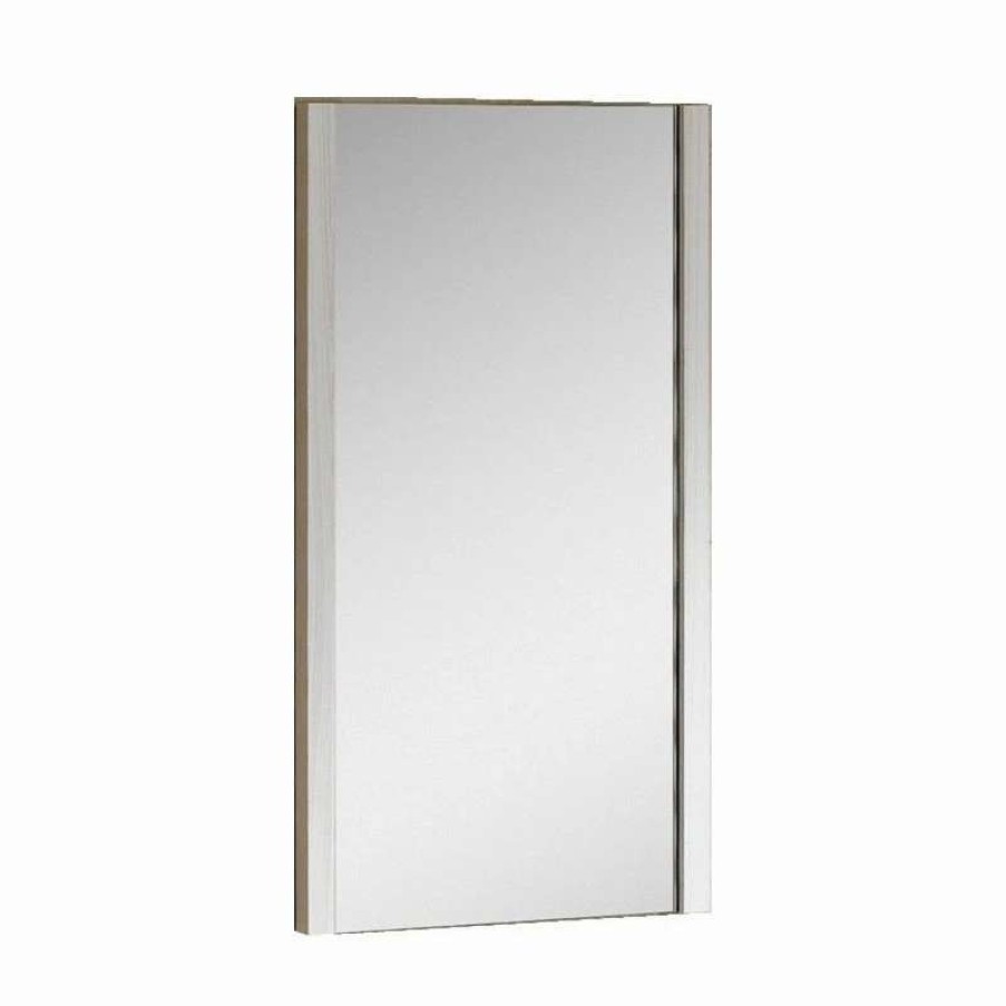 Bathroom Accessories * | Coupon Fine Fixtures Modena Mirror, Off-White Grain, 16 , Mirror