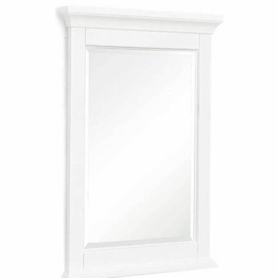 Bathroom Accessories * | Discount Kitchen Bath Collection Newport 24 Wall Mirror, White