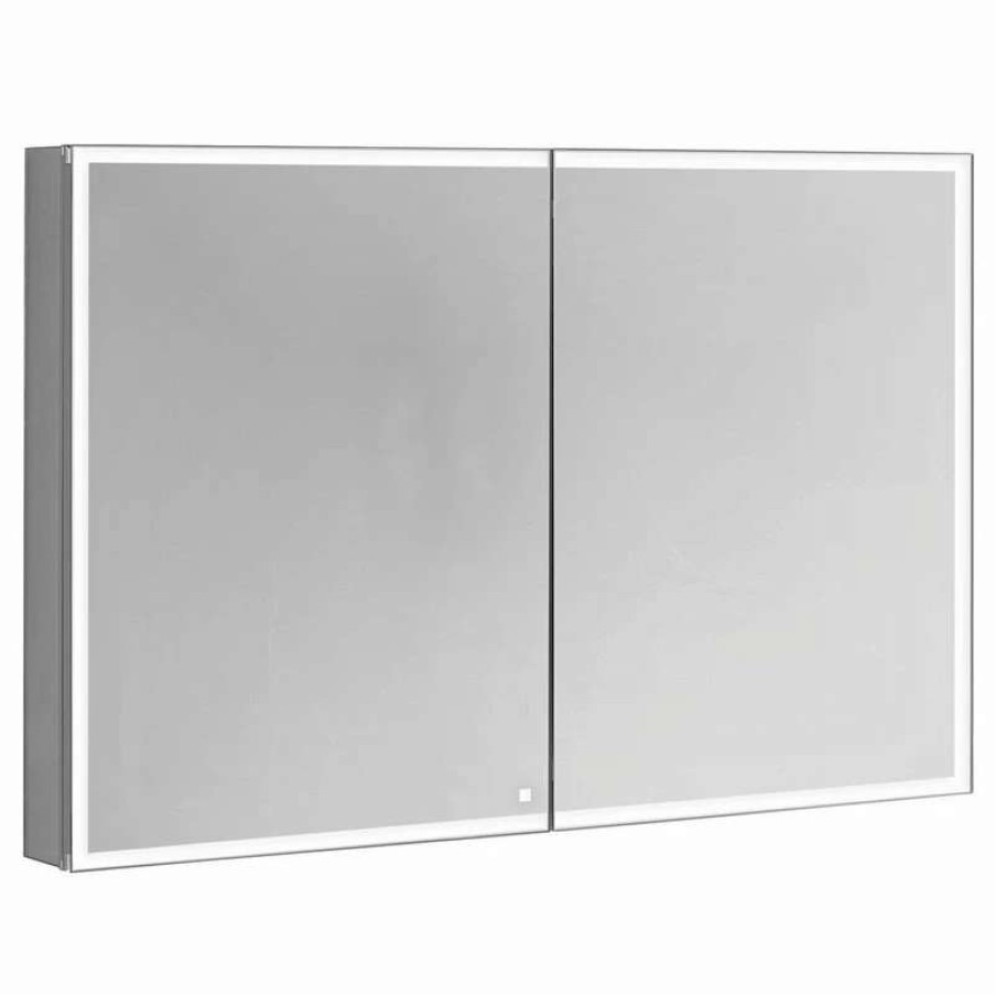 Bathroom Accessories * | Best Pirce Aquadom Edge Royale Led Medicine Cabinet Defogger 48 X32 X5