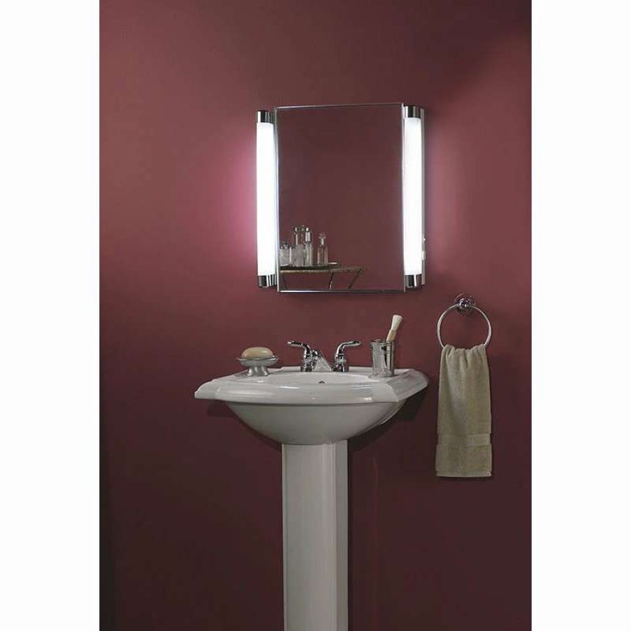 Bathroom Accessories * | Best Deal Rangaire Lighted 20 3/8 X22 1/4 Recess Mount Medicine Cabinet