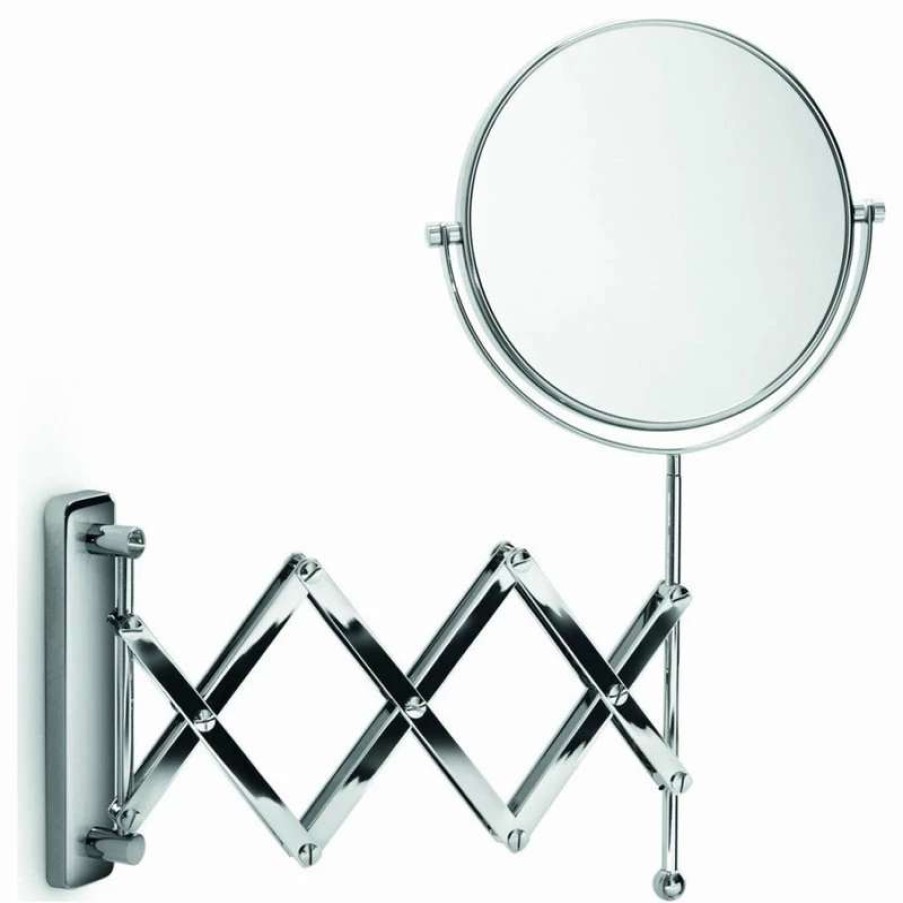 Bathroom Accessories * | New Ws Bath Collections Mevedo 55855 9 Double Sided Wall Mounted Polished Chrome