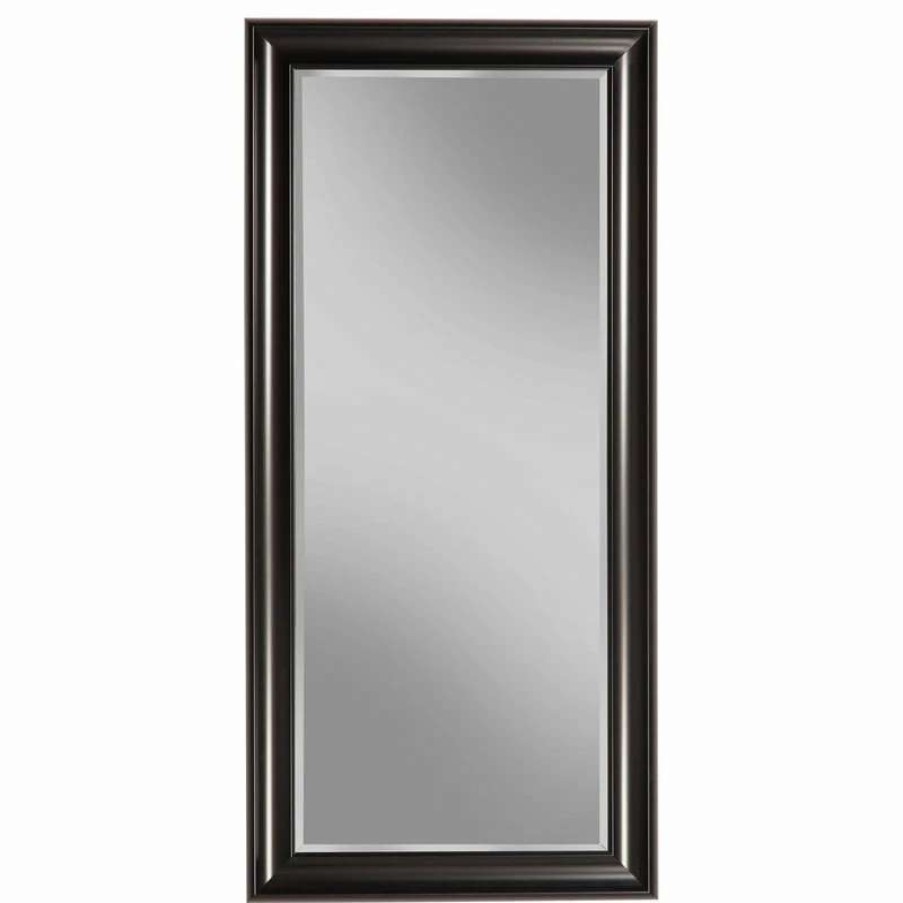 Bathroom Accessories * | Best Deal Martin Svensson Home Full Length Leaner Mirror, Black