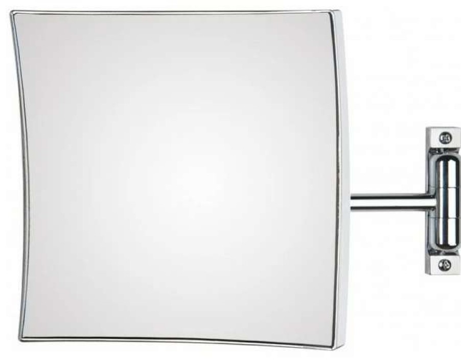 Bathroom Accessories * | Wholesale Ws Bath Collections Quadrolo 63-1 Magnifying Mirror 3X