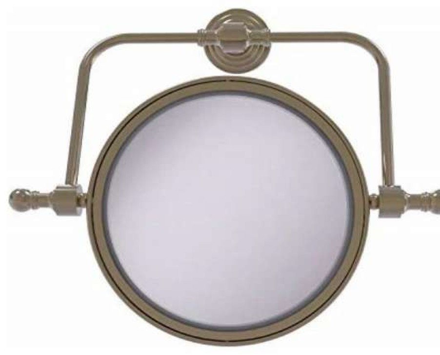 Bathroom Accessories * | Brand New Allied Brass Rwm-4/5X Retro Wave Collection Wall Mounted Swivel 8 Inch Diameter