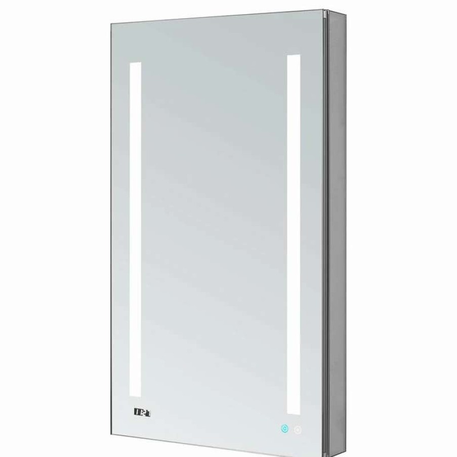 Bathroom Accessories * | Best Pirce Aquadom Signature Royale Led Medicine Cabinet Defogger Left Hinge 24 X30 X5