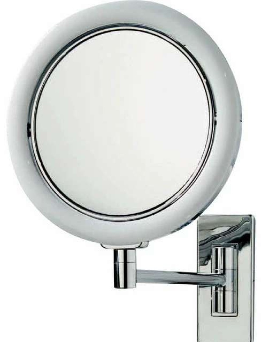 Bathroom Accessories * | Flash Sale Ws Bath Collections Smile 703 Illuminated Magnifying Mirror