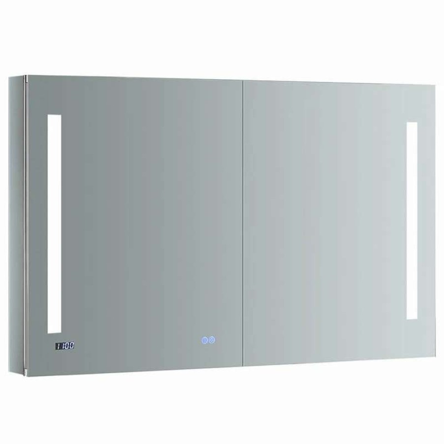 Bathroom Accessories * | Budget Fresca Fmc014830 Luminosa 48 X 30 Lighted Frameless Medicine Mirror