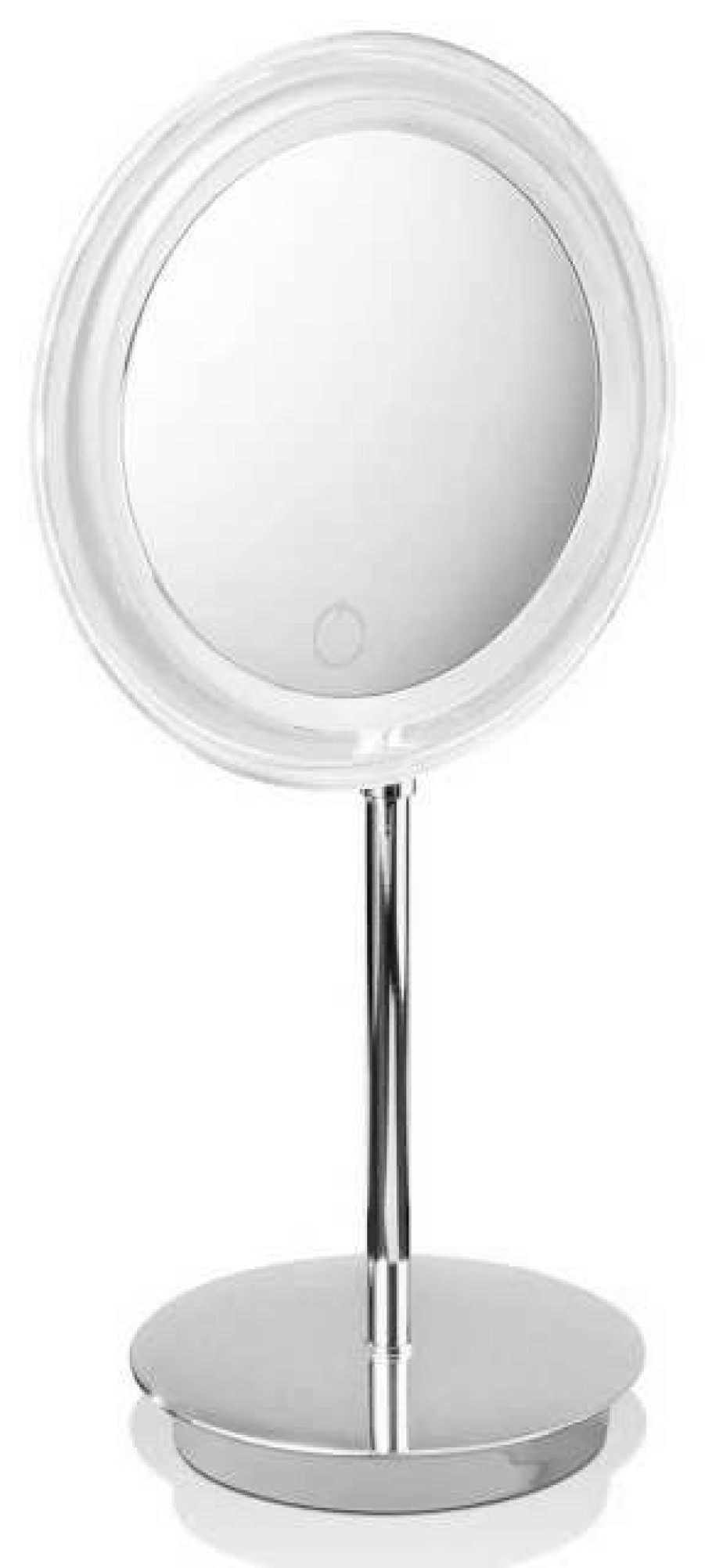 Bathroom Accessories * | Cheapest Ws Bath Collections Ws 15 Touch Spiegel 15 X 7-7/8 Circular Polished Chrome