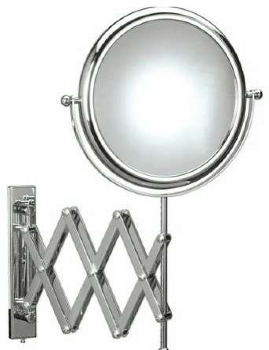 Bathroom Accessories * | Promo Ws Bath Collections Doppiolo 43-1 Magnifying Mirror 3X