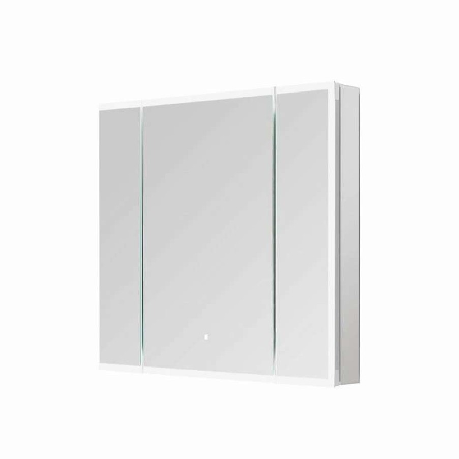 Bathroom Accessories * | Outlet Aquadom Edge Royale Led Medicine Cabinet Defogger 40 X32 X5