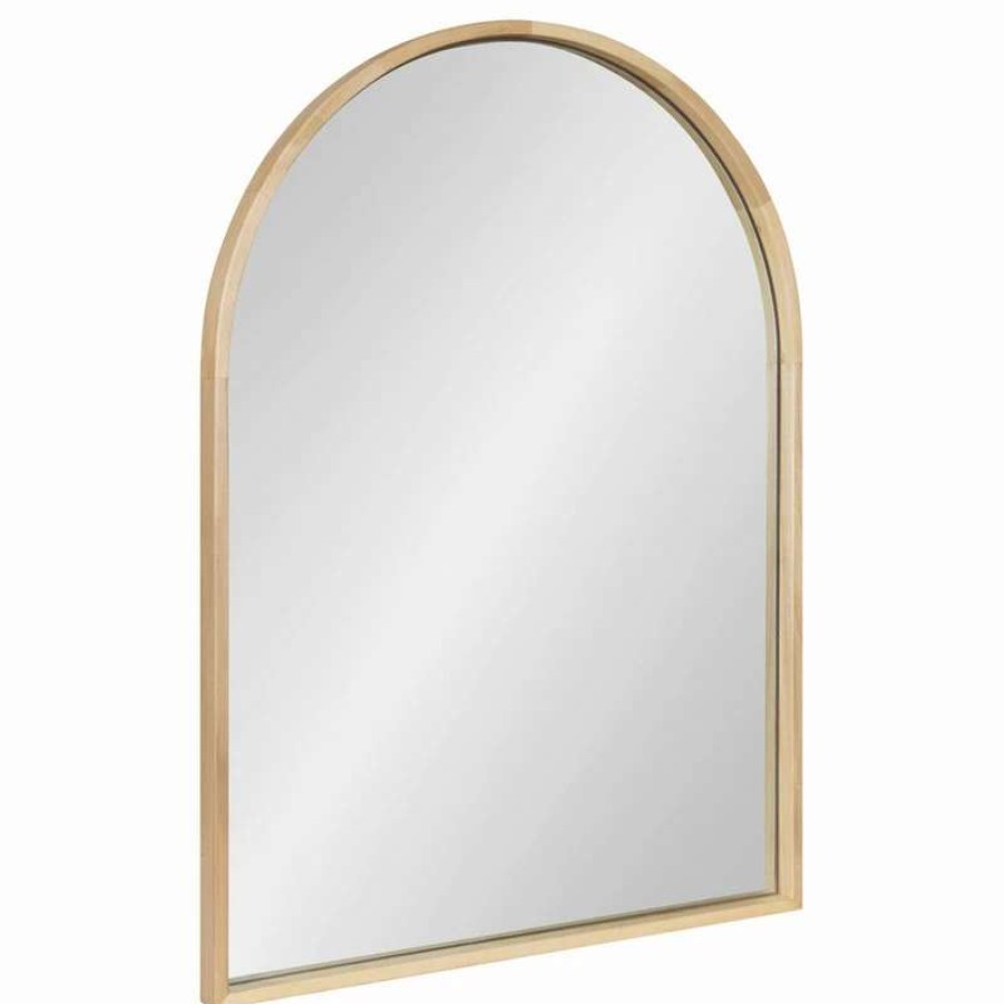 Bathroom Accessories * | Buy Uniek Valenti Framed Arch Mirror, Natural, 24 32