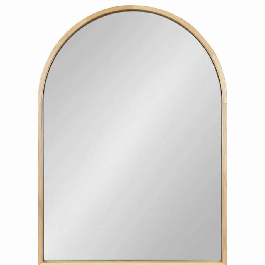 Bathroom Accessories * | Buy Uniek Valenti Framed Arch Mirror, Natural, 24 32