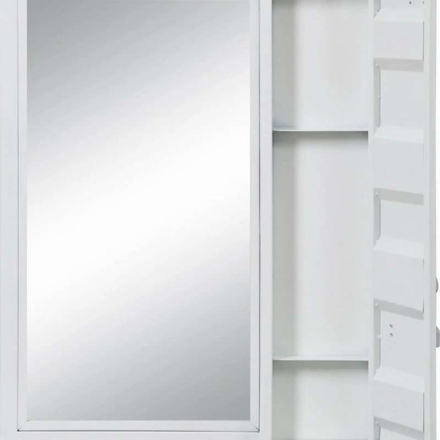 Bathroom Accessories * | Outlet Acme Furniture Cargo Vanity Mirror White