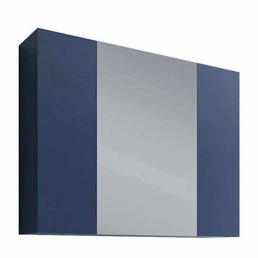 Bathroom Accessories * | Buy Fresca 32 Royal Blue Medicine Cabinet With 3 Doors