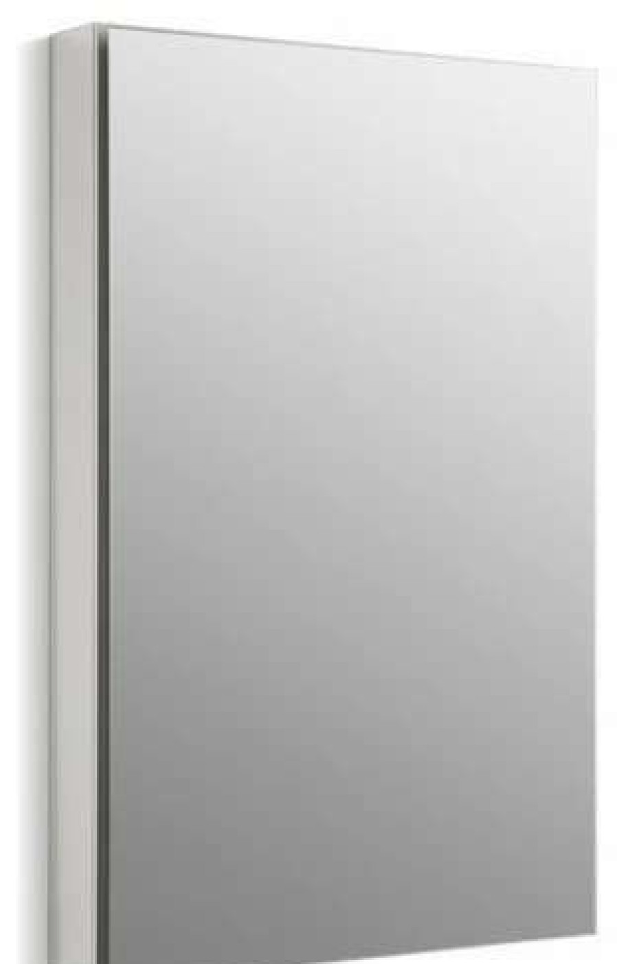 Bathroom Accessories * | Deals Kohler Catalan 1-Door Medicine Cabinet, Satin Anodized Aluminum