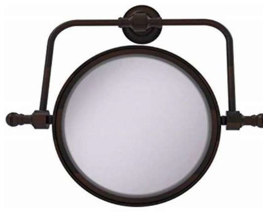 Bathroom Accessories * | Best Deal Allied Brass Rdm-4/5X Retro Dot Collection Wall Mounted Swivel 8 Inch Diameter W