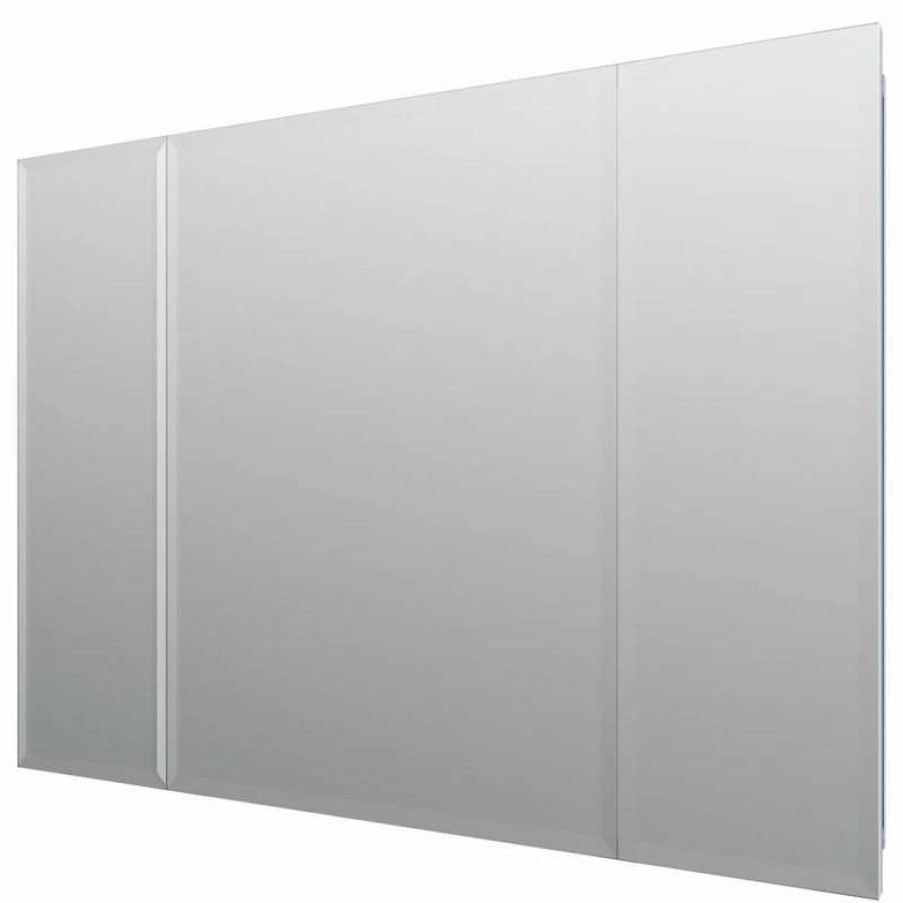 Bathroom Accessories * | Best Deal Glass Warehouse Aluminum Medicine Cabinet, 36 X 26