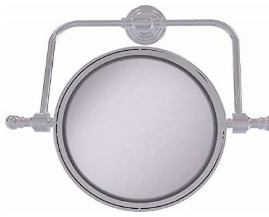 Bathroom Accessories * | Discount Allied Brass Rwm-4/3X Retro Wave Collection Wall Mounted Swivel 8 Inch Diameter