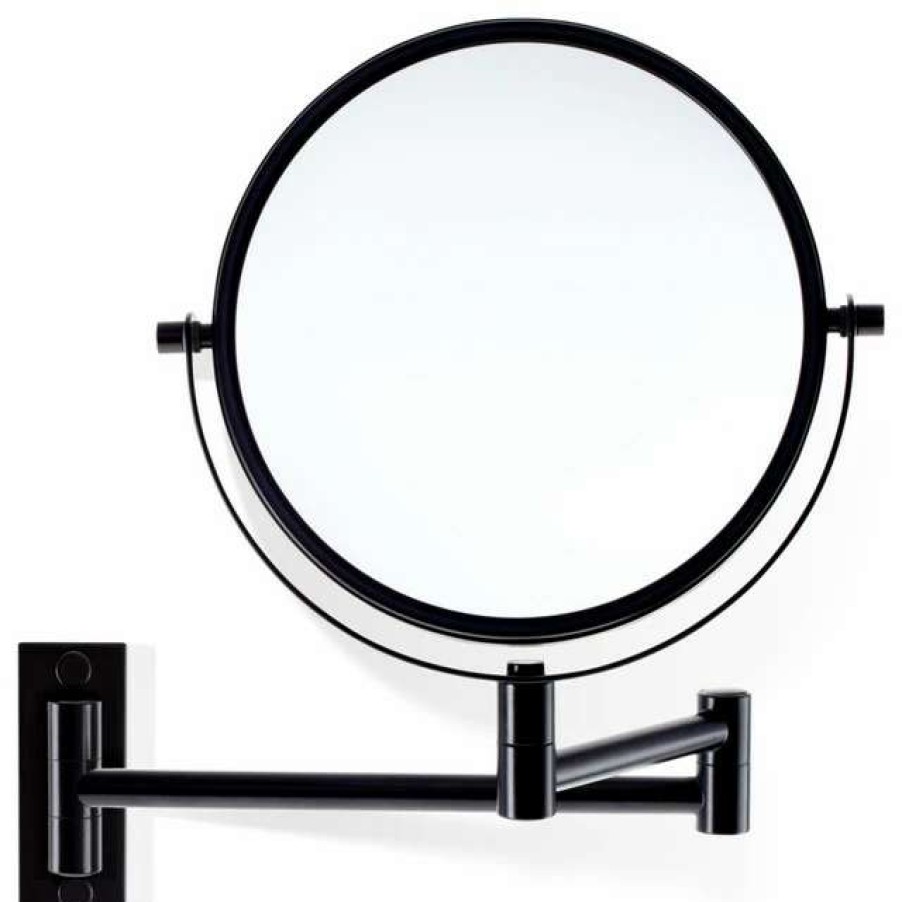 Bathroom Accessories * | Coupon Modo Exclusive Smile Smile 330 Reversible 5X/1X Magnifying Mirror, Matte Black