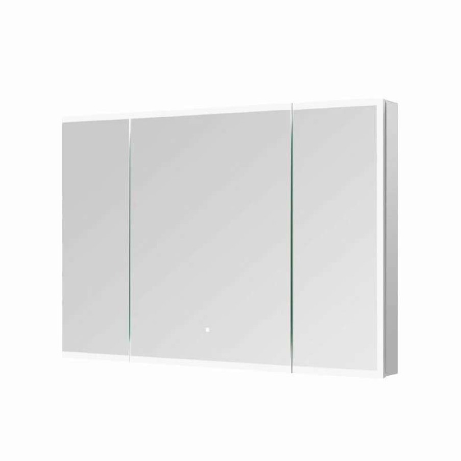 Bathroom Accessories * | Flash Sale Aquadom Edge Royale Led Medicine Cabinet Defogger 48 X32 X5