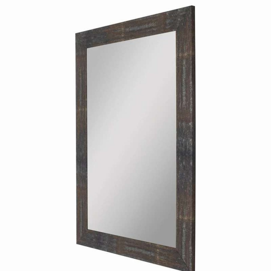 Bathroom Accessories * | Best Deal Hitchcock Butterfield Iron Age Oxidized Copper Mirror, 29.5 X41.5