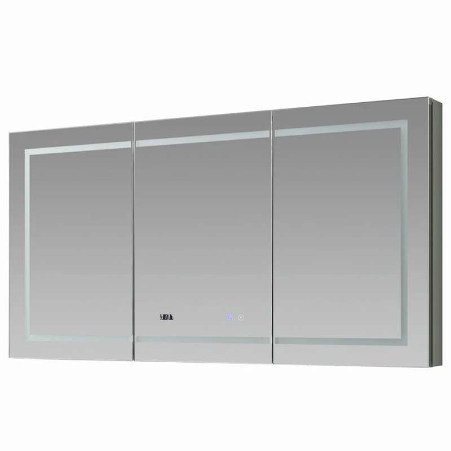 Bathroom Accessories * | Best Deal Aquadom Signature Royale Led Medicine Cabinet Defogger 60"X36 X5