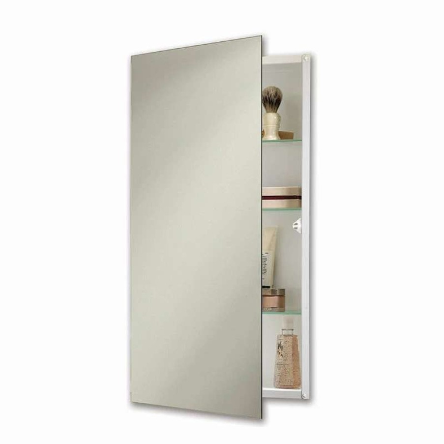 Bathroom Accessories * | Wholesale Rangaire Ultra 15 X 26 Recess Mount Glass Shelves Medicine Cabinet