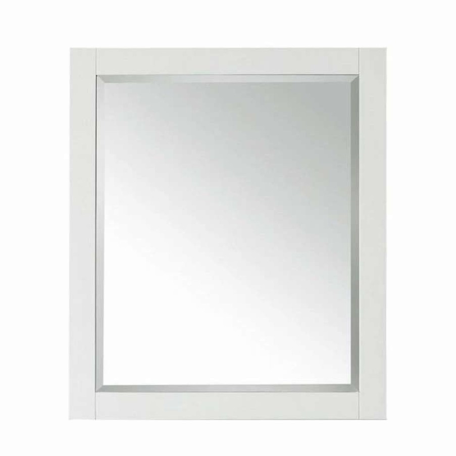 Bathroom Accessories * | Budget Avanity Corporation Avanity 28 Mirror, White Finish