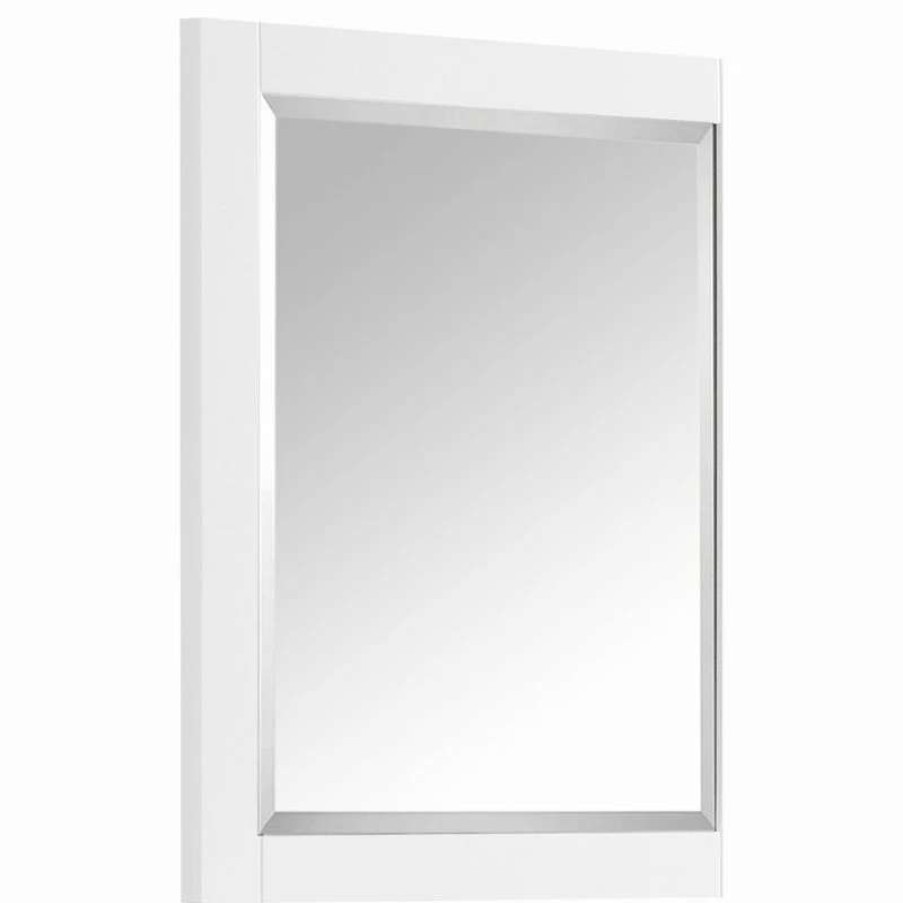 Bathroom Accessories * | Budget Avanity Corporation Avanity 28 Mirror, White Finish