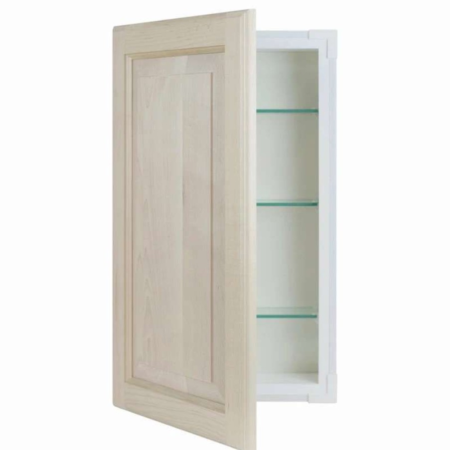 Bathroom Accessories * | Budget Timber Tree Cabinets Cedarhurst Recessed Unfinished Medicine Cabinet 25.5H X 15.5W X 3.5D