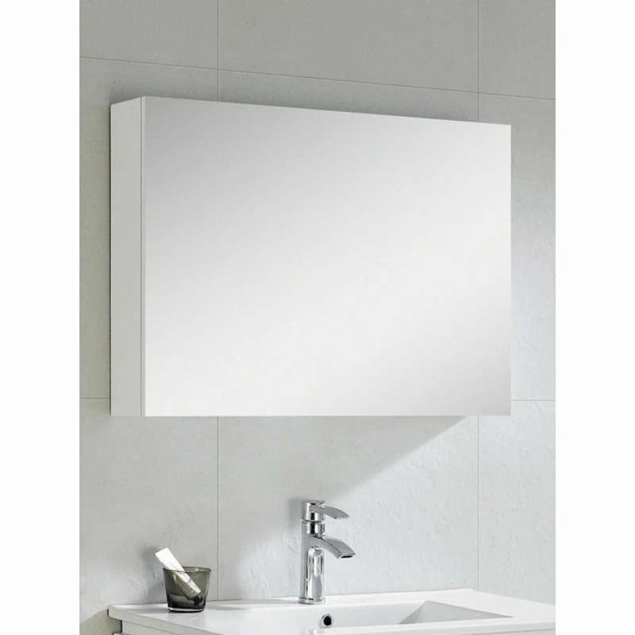 Bathroom Accessories * | Promo Fine Fixtures Lexington Medicine Cabinet, White, 32