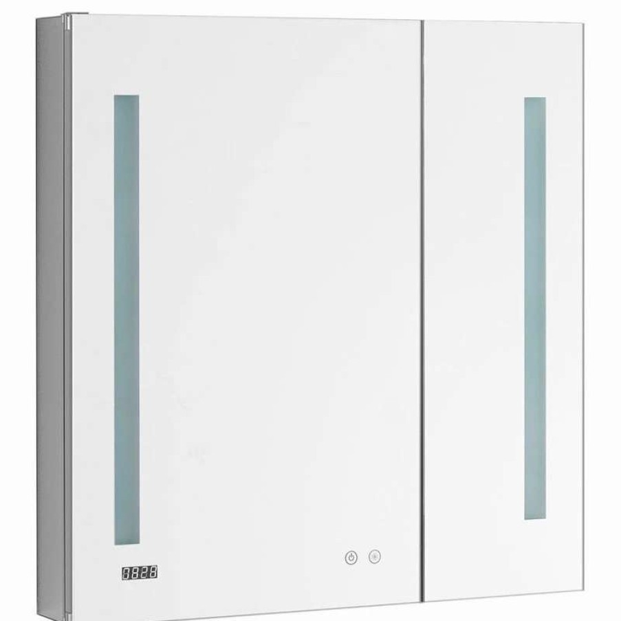 Bathroom Accessories * | Promo Aquadom Signature Royale Led Medicine Cabinet Defogger 36"X40 X5