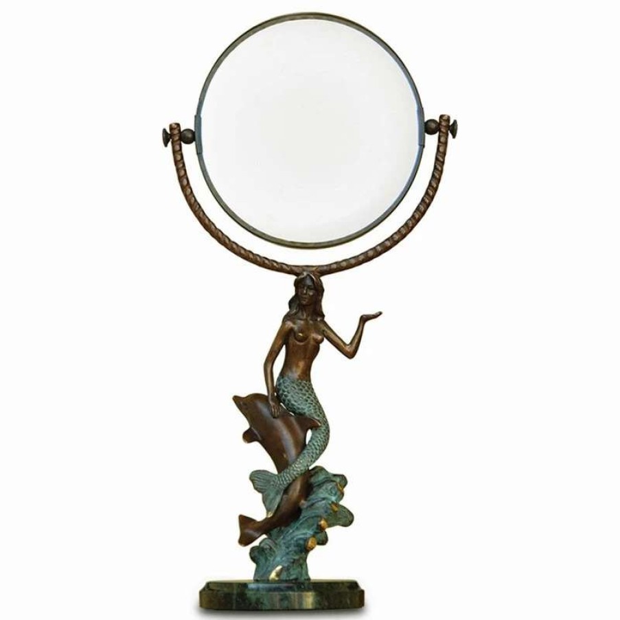 Bathroom Accessories * | Best Deal Spi Mermaid And Dolphin Mirror