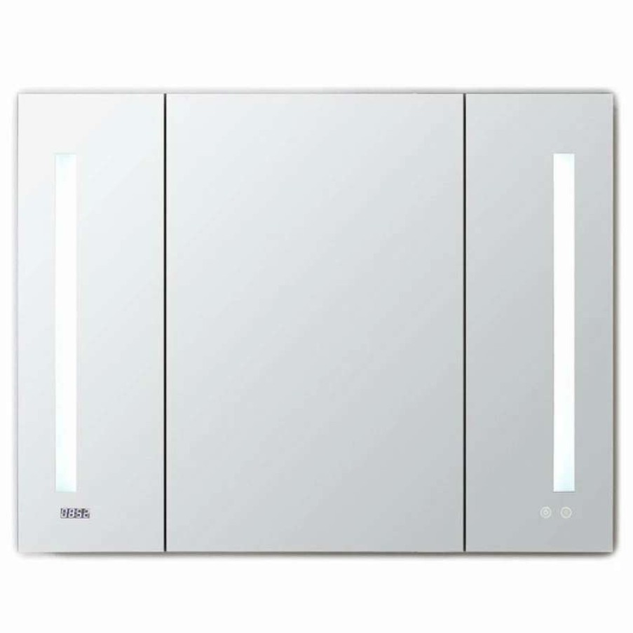 Bathroom Accessories * | Brand New Aquadom Signature Royale Led Medicine Cabinet Defogger 40"X30 X5