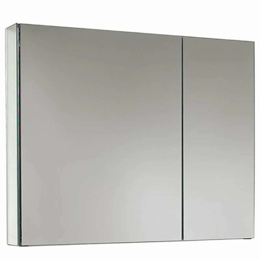 Bathroom Accessories * | Top 10 Ketcham Medicine Cabinets/Fred Silver & Company 31 W X 27 H Premier Series Recessed Surface Mounted Polished Edge Mirror