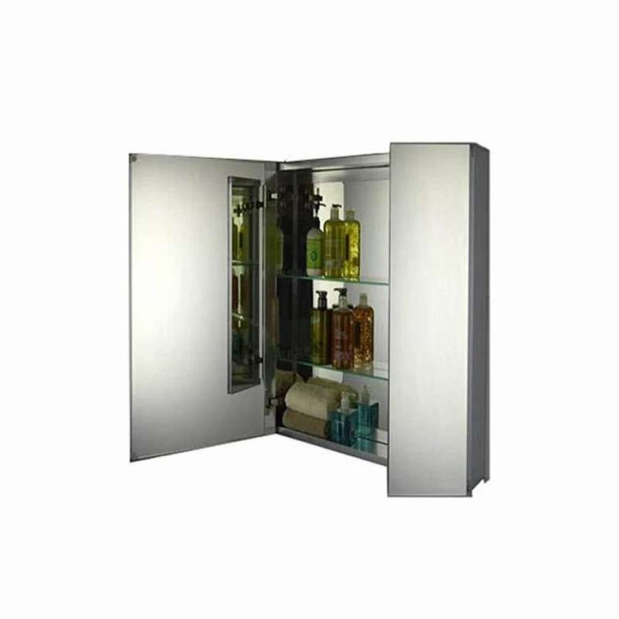 Bathroom Accessories * | Top 10 Ketcham Medicine Cabinets/Fred Silver & Company 31 W X 27 H Premier Series Recessed Surface Mounted Polished Edge Mirror