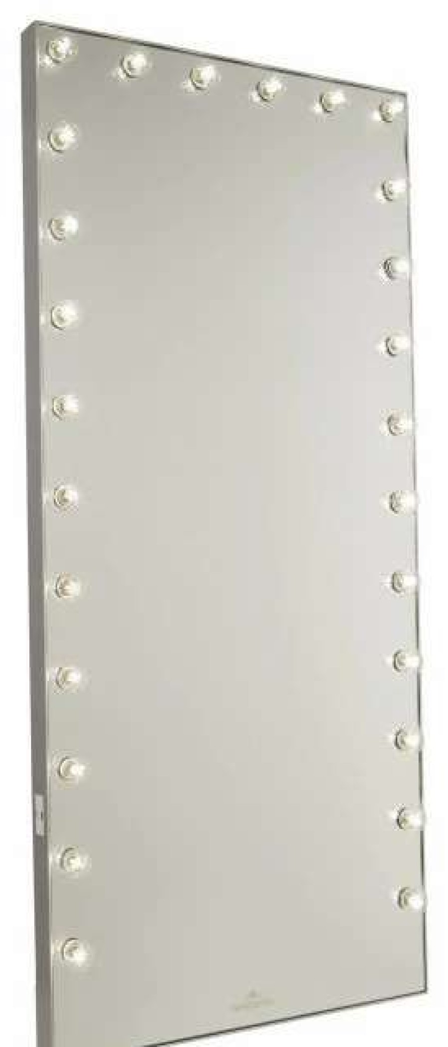 Bathroom Accessories * | Hot Sale Impressions Vanity Company Hollywood Glow Lite Full-Length Mirror, Silver