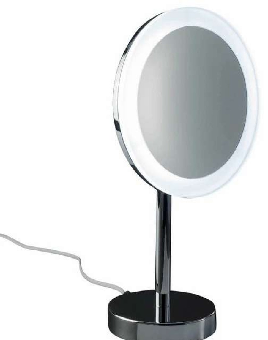 Bathroom Accessories * | Brand New Ws Bath Collections Smile 306 Magnifying Illuminated Mirror