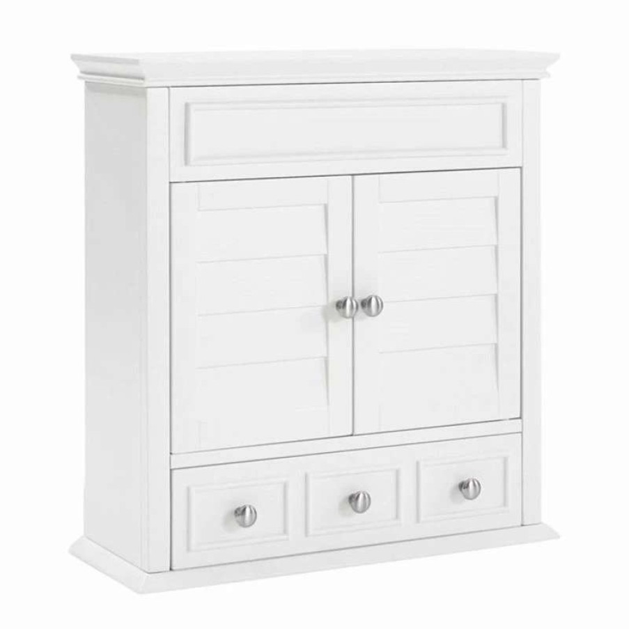 Bathroom Accessories * | Cheapest Pemberly Row Medicine Cabinet In White