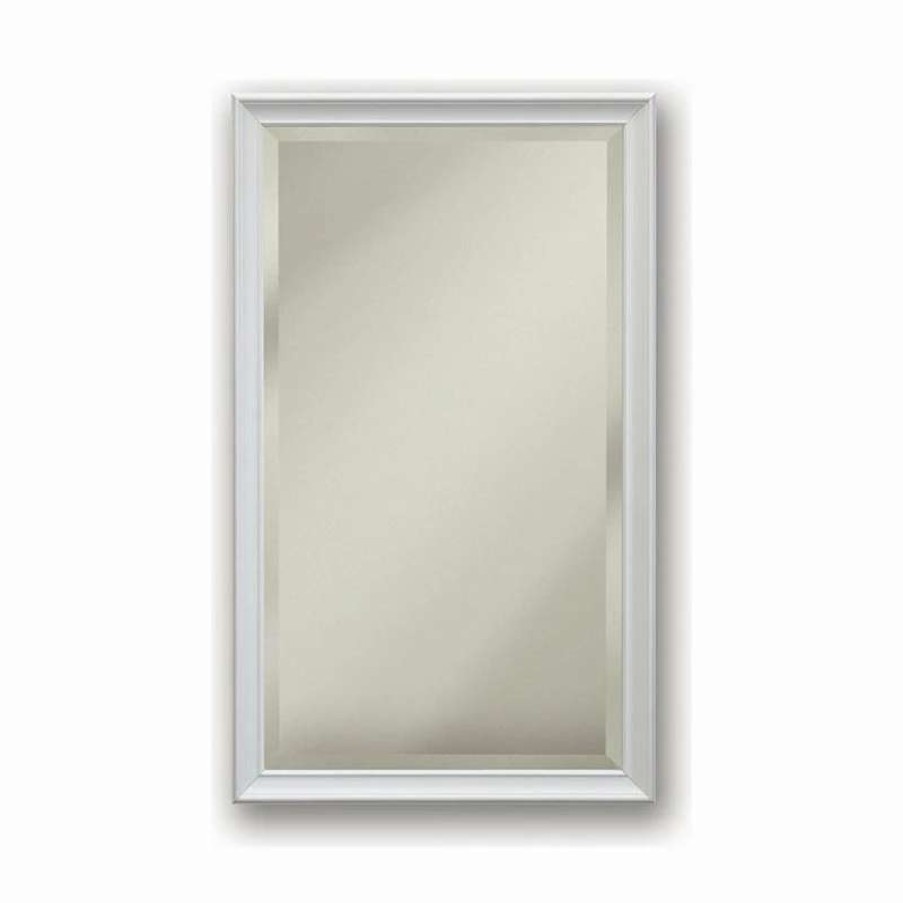 Bathroom Accessories * | Deals Rangaire Studio V 15 X 25 White Medicine Cabinet, Recess Mount