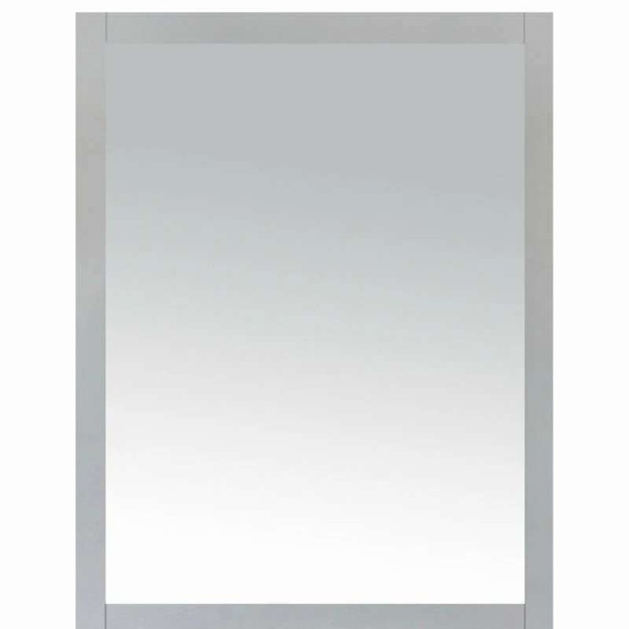 Bathroom Accessories * | Wholesale Ove Decors Tahoe 28 X36 Dove Gray Mirror